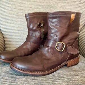 Fiorentini + Baker Brown Leather Biker Boots